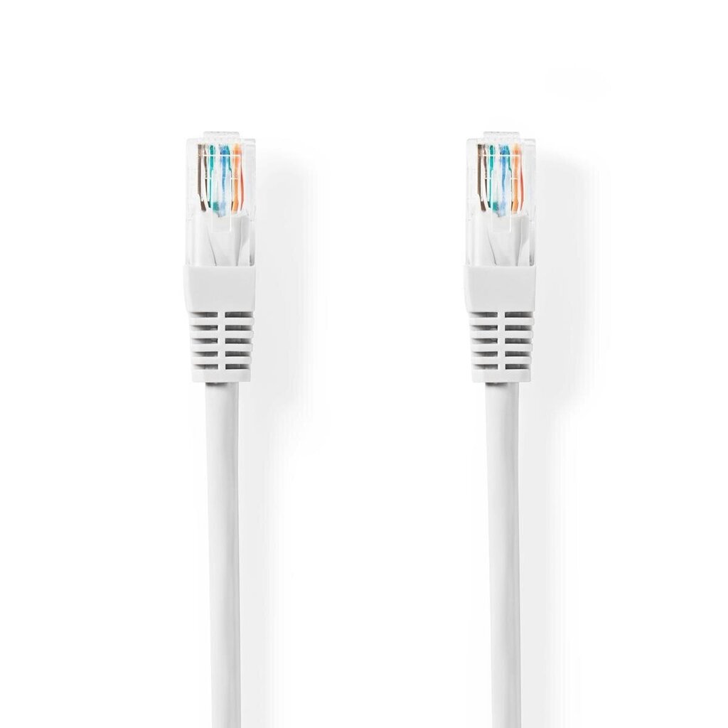 Kaapeli UTP Cat5e RJ45-RJ45, valkoinen, 2m, bulkki hinta ja tiedot | Kaapelit ja adapterit | hobbyhall.fi