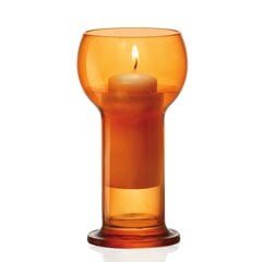 Lasinen kynttilänjalka Lucilla Orange DB120 hinta ja tiedot | Kynttilät ja kynttilänjalat | hobbyhall.fi