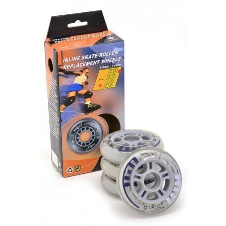 Rullaluistimet 4 kpl. 84*24mm, PU 82A / 50 hinta ja tiedot | Rullaluistimet | hobbyhall.fi