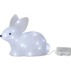 Decoration Rabbit, 27x20cm, 30 LEDiä, akkukäyttöinen, sisä/ulko IP44 hinta ja tiedot | Joulukoristeet | hobbyhall.fi