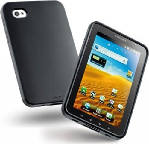 Kännykkä Samsung Galaxy Tab 7&quot; silikonikotelo, musta EOL hinta ja tiedot | Tablettien kotelot ja muut tarvikkeet | hobbyhall.fi
