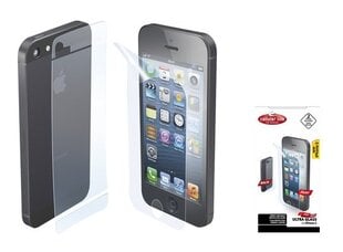 Cellular iPhone 5/5S/SE2016 näyttökalvo Ultra+back film EOL hinta ja tiedot | Näytönsuojakalvot ja -lasit | hobbyhall.fi