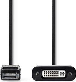 Kaapeli DisplayPort M - DVI F -sovitin, 0,2 m, muovipussissa hinta ja tiedot | Kaapelit ja adapterit | hobbyhall.fi