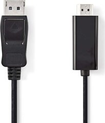 Kaapeli DisplayPort-liitin - HDMI-liitin, muovipussissa, 2m hinta ja tiedot | Kaapelit ja adapterit | hobbyhall.fi