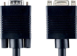 Valueline VCL1102 VGA-jatkokaapeli, 15p pistoke 2m EOL hinta ja tiedot | Kaapelit ja adapterit | hobbyhall.fi