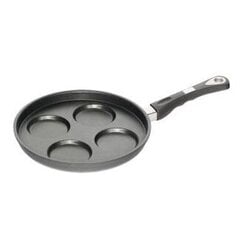 Pannukakkuvuoka 4, 26 x 2cm, alumiinivalu, induktio, paksuus 9-10mm, tarttumaton Lotan-pinnoite, uuninkestävä kahva (240*C asti) hinta ja tiedot | World´s Best Pan Koti ja keittiö | hobbyhall.fi