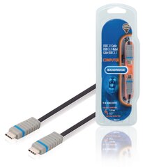 Bandridge BCL5201 USB 3.1 Type CM - Type CM 1m EOL hinta ja tiedot | Kaapelit ja adapterit | hobbyhall.fi