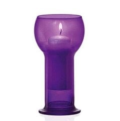 Lasinen kynttilänjalka Lucilla Purple DB120 hinta ja tiedot | Kynttilät ja kynttilänjalat | hobbyhall.fi