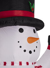 SNOWMAN puhallettava pituus 2,4m, 8LED IP44 hinta ja tiedot | Joulukoristeet | hobbyhall.fi