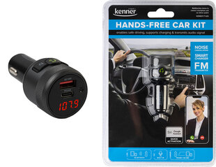 FM-lähetin Kenner BT Hands-Free USB-C-pikalaturi hinta ja tiedot | Kenner Autotuotteet | hobbyhall.fi