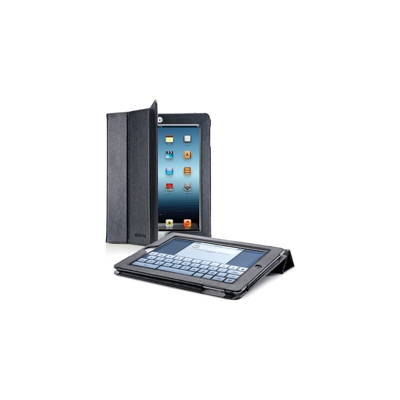 Cellular iPad 2/3 kotelo, keinonahkaa, magneetilla, musta EOL hinta ja tiedot | Tablettien kotelot ja muut tarvikkeet | hobbyhall.fi
