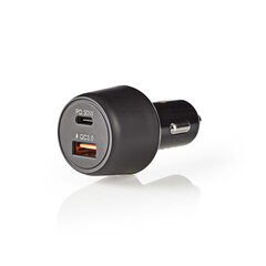 Autolaturi 1XUSB-A + 1XUSB-C, QC, 3A hinta ja tiedot | Puhelimen laturit | hobbyhall.fi