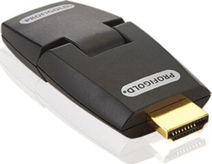 Profigold PROD102 adapteri HDMI-liitin - HDMI-suutin, 180 asteen kulma EOL hinta ja tiedot | Adapterit | hobbyhall.fi