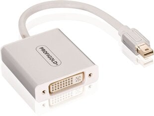 Profigold PROM252 Adapter MAC Mini DP -suutin - DVI-D-liitäntä, 0,2 m EOL hinta ja tiedot | Profigold Tietokoneet ja pelaaminen | hobbyhall.fi