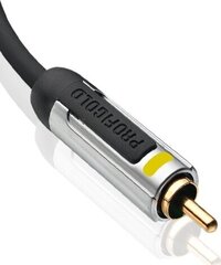 Profigold PROV5005 RCA-suutin - RCA-suutin 5m EOL hinta ja tiedot | Kaapelit ja adapterit | hobbyhall.fi