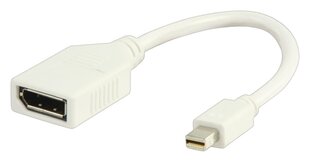 Valueline Mini DisplayPort - DisplayPort-sovitin muovipussissa 0,20 m valkoinen EOL hinta ja tiedot | Adapterit | hobbyhall.fi