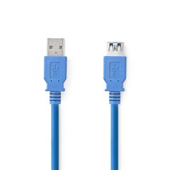 USB 3.2 -laajennus 2 m, USB-A-pistoke - USB A -liitäntä hinta ja tiedot | Kaapelit ja adapterit | hobbyhall.fi