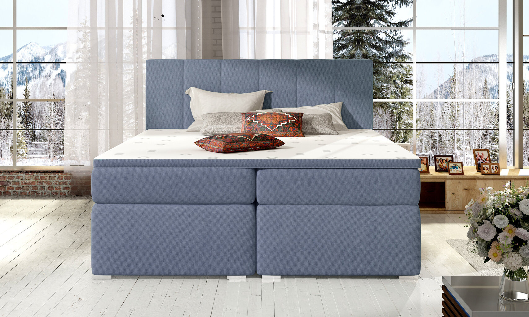 Bolero sänky, 180 cm x 200 cm, liilan värinen hinta ja tiedot | Sängyt | hobbyhall.fi