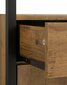 Vapaasti seisova kylpyhuonekaappi Herm Vertico, ruskea/musta hinta ja tiedot | Kylpyhuonekaapit | hobbyhall.fi