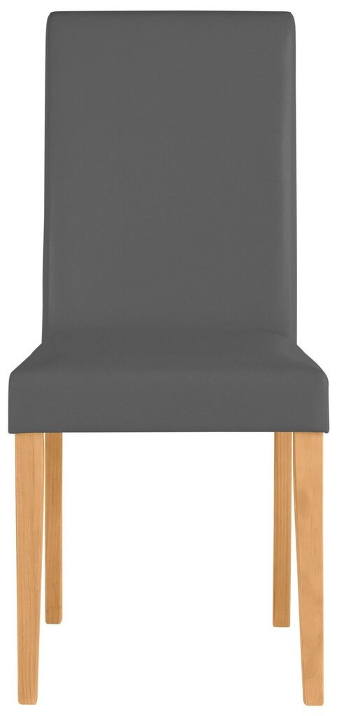 2 tuolin setti Lucca, harmaa/vaaleanruskea hinta ja tiedot | Ruokapöydän tuolit | hobbyhall.fi