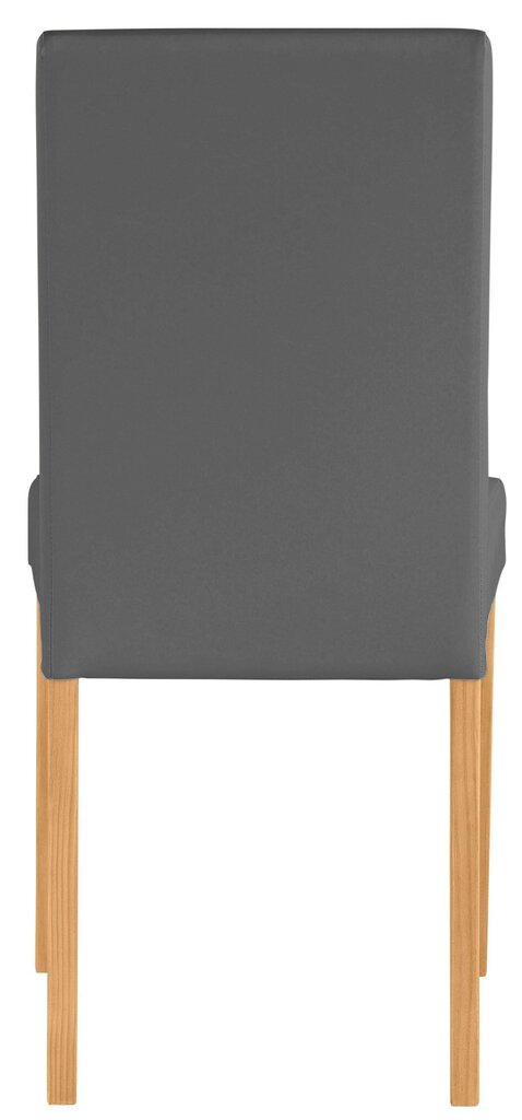 2 tuolin setti Lucca, harmaa/vaaleanruskea hinta ja tiedot | Ruokapöydän tuolit | hobbyhall.fi