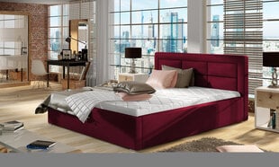 Sänky Rosano MTP, 140x200 cm, punainen hinta ja tiedot | Sängyt | hobbyhall.fi