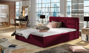 Sänky Rosano MD, 140x200 cm, punainen hinta ja tiedot | Sängyt | hobbyhall.fi