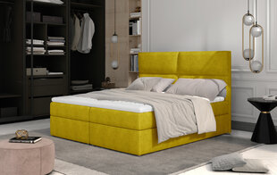 Sänky NORE Amber, 140x200cm, keltainen hinta ja tiedot | Sängyt | hobbyhall.fi
