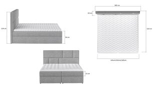 Sänky NORE Florence, 185x200cm, kerman värinen hinta ja tiedot | Sängyt | hobbyhall.fi