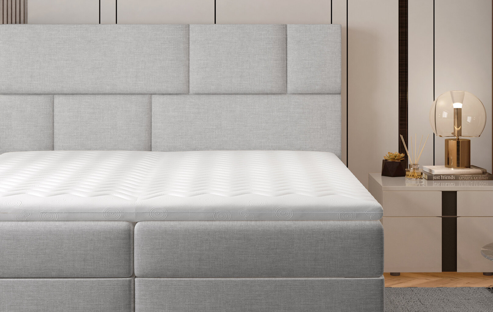 Sänky NORE Florence, 185x200cm, musta väri hinta ja tiedot | Sängyt | hobbyhall.fi