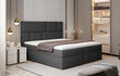 Sänky NORE Florence, 165x200 cm, tummanharmaa hinta ja tiedot | Sängyt | hobbyhall.fi