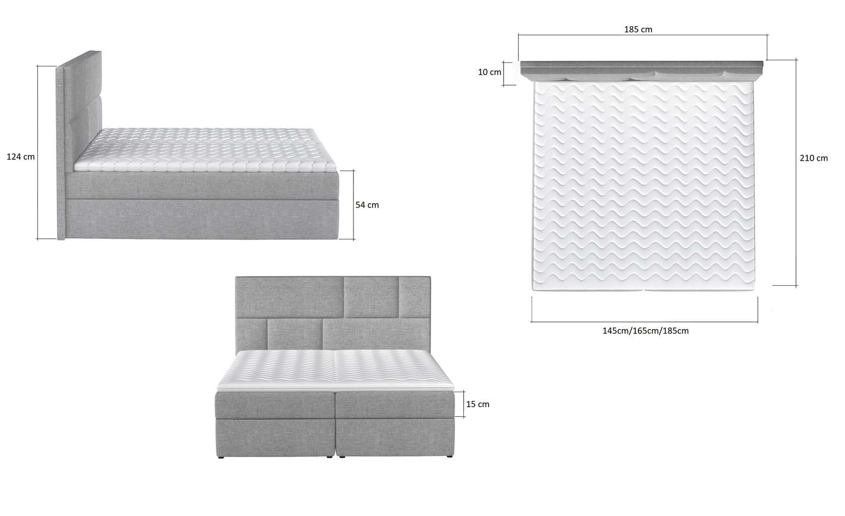 Sänky NORE Florence, 145x200cm, ruskea hinta ja tiedot | Sängyt | hobbyhall.fi