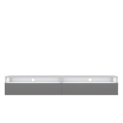 TV-taso Selsey Rednaw 180 LED, harmaa/valkoinen hinta ja tiedot | TV-tasot | hobbyhall.fi