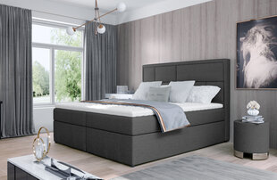 Sänky NORE Meron 08, 140x200 cm, harmaa hinta ja tiedot | Sängyt | hobbyhall.fi