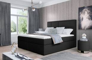 Sänky NORE Meron 26, 140x200 cm, musta hinta ja tiedot | Sängyt | hobbyhall.fi
