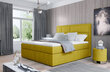 Sänky NORE Meron 21, 180x200 cm, keltainen hinta ja tiedot | Sängyt | hobbyhall.fi