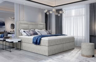 Sänky NORE Vivre 02, 180 cm x 200 cm, vaalea beige hinta ja tiedot | Sängyt | hobbyhall.fi