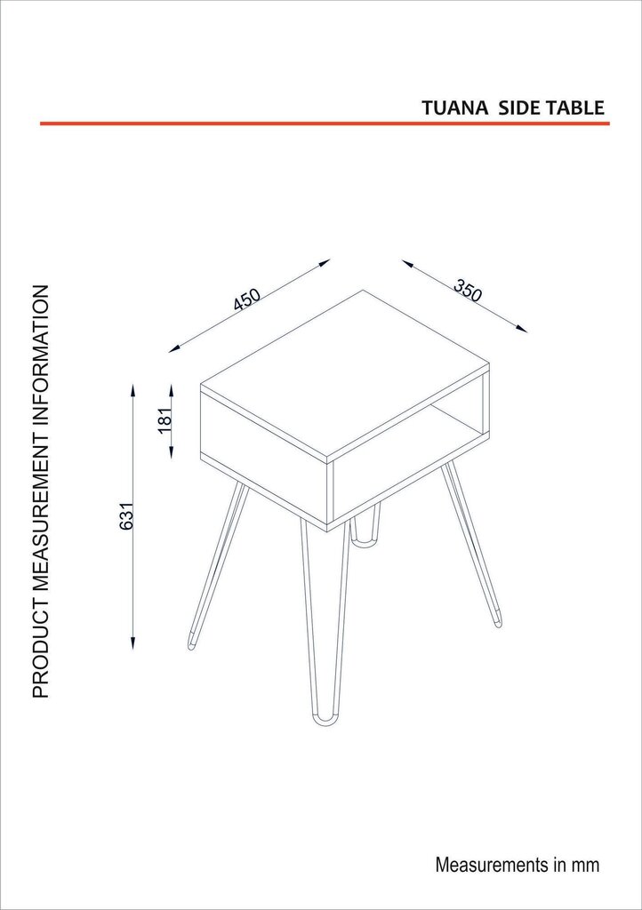 Sohvapöytä Kalune Design 756(V), valkoinen hinta ja tiedot | Sohvapöydät | hobbyhall.fi