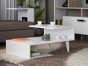 Sohvapöytä Kalune Design 756(VI), valkoinen hinta ja tiedot | Sohvapöydät | hobbyhall.fi
