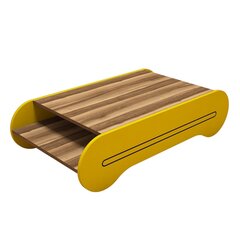 Sohvapöytä Kalune Design 845(ll), ruskea/keltainen hinta ja tiedot | Sohvapöydät | hobbyhall.fi