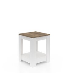 Sohvapöytä Kalune Design 598, valkoinen/ruskea hinta ja tiedot | Sohvapöydät | hobbyhall.fi