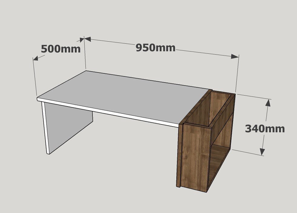 Sohvapöytä Kalune Design 745(I), valkoinen hinta ja tiedot | Sohvapöydät | hobbyhall.fi