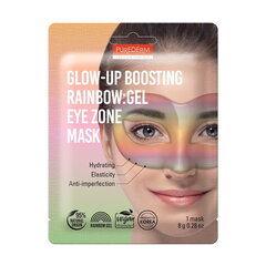 Hydrogeelisilmänaamio Purederm Glow-Up Boosting Rainbow Gel Eye Zone, 8g hinta ja tiedot | Kasvonaamiot ja silmänalusaamiot | hobbyhall.fi