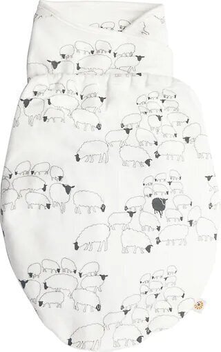 Ergobaby Swaddler Sheep, 0-4 kk ikäisille sopiva makuupussi hinta ja tiedot | Vauvan tyynyt ja peitot | hobbyhall.fi