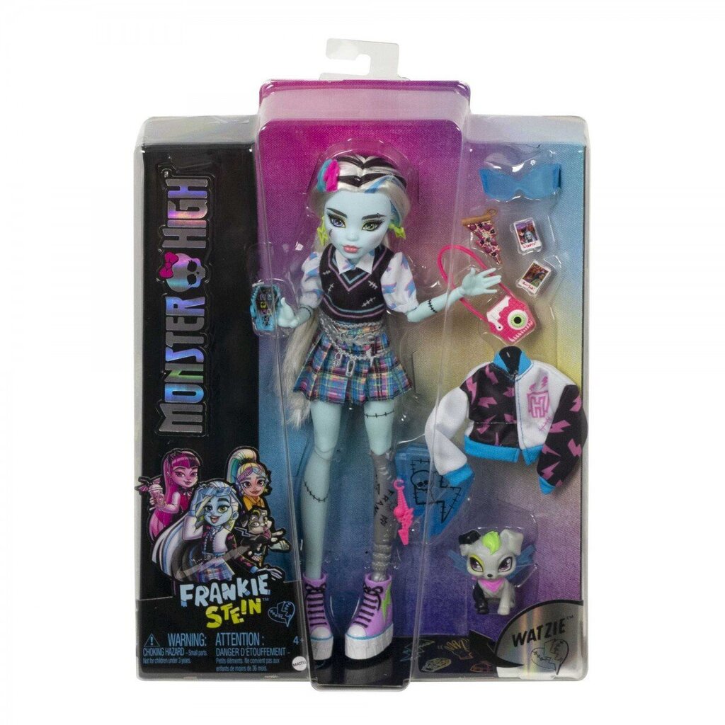 Monster High Core Frankie, Nukke tarvikkeineen hinta ja tiedot | Tyttöjen lelut | hobbyhall.fi