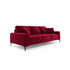 Kolmen istuttava sohva Velvet Larnite, 222x102x90 cm, punainen hinta ja tiedot | Sohvat ja vuodesohvat | hobbyhall.fi