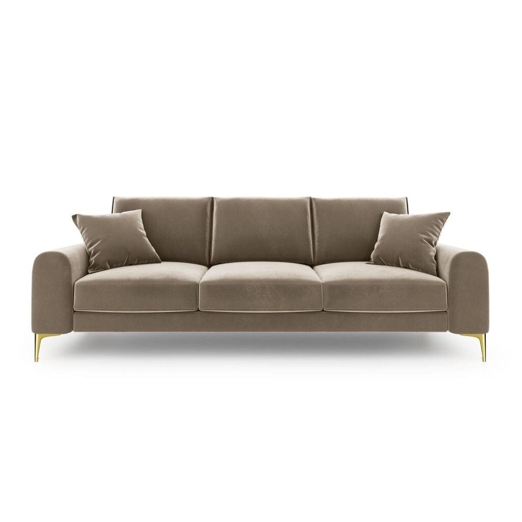 Velvet Larnite neljän istuttava sohva, 237x102x90 cm, ruskea hinta ja tiedot | Sohvat ja vuodesohvat | hobbyhall.fi
