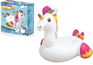 Ilmatäytteinen lautta Bestway Unicorn, 150x117x95 cm hinta ja tiedot | Puhallettavat vesilelut ja uima-asusteet | hobbyhall.fi