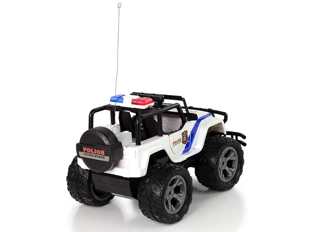 R/C kauko-ohjattava auto, poliisi jeep, jossa on avattavat ovet hinta ja tiedot | Poikien lelut | hobbyhall.fi