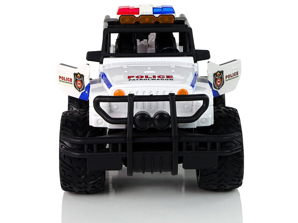 R/C kauko-ohjattava auto, poliisi jeep, jossa on avattavat ovet hinta ja tiedot | Poikien lelut | hobbyhall.fi